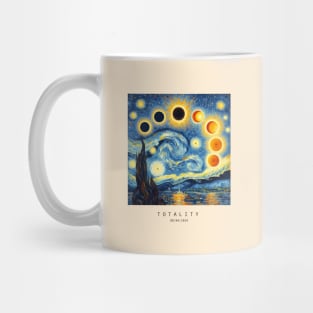 Eclipse in Van Gogh Style Mug